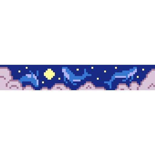 記事の作例：星空鲸鱼